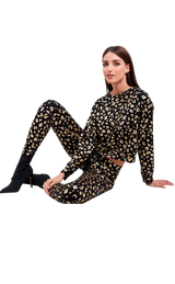 Buzo ''Gold cheetah Foil French Terry'' (5226086891655)