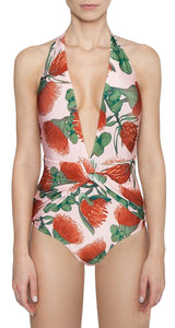 Entero Rosado Estampado