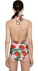 Entero Rosado Estampado