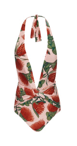 Entero Rosado Estampado