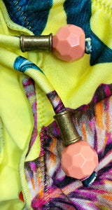 Bikini Amarillo Flores