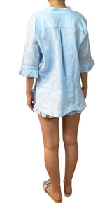 Pijama Celeste Cuello Mao