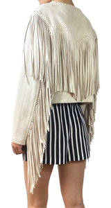 Chaqueta Beige Flecos
