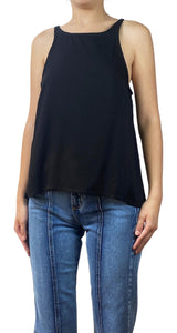 Polera Negra Sin Mangas