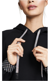 Polerón ''Checkerboard-cuff Hooded Sweatshirt'' (5232482877575)