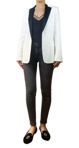 Blazer Blanco Solapas