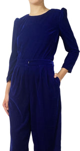 Blusa Azul Velvet