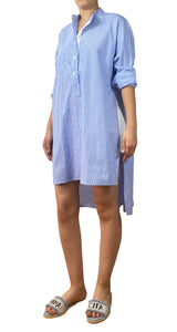 Vestido Azul a Rayas