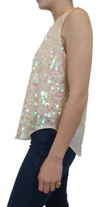 Polera Moulinette Soeurs Sequins Beige