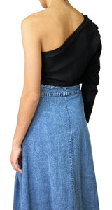 Blusa Lino Asimétrica