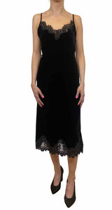 Vestido slip terciopelo