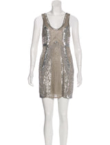 Parker verstido corto lentejuelas plateado (5123783065735)