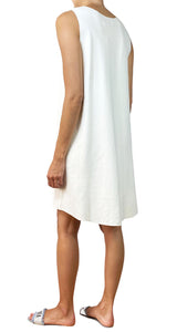 Vestido Blanco Liso