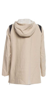 Abrigo "Etrange" con acentos de cuero