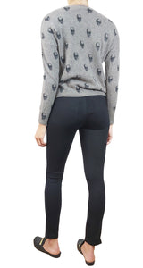 Sweater Gris Calaveras