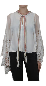 Blusa Macramé