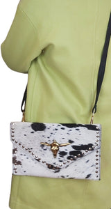 Bandolera Piel Print Vaca