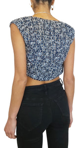 Top Broderie Anglaise Navy