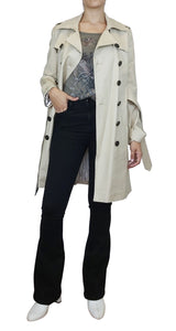 Trench Double Breasted Beige