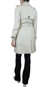 Trench Double Breasted Beige