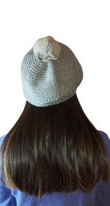 Gorro Gris Tejido