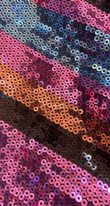 Vestido Midi Lentejuelas Multicolor