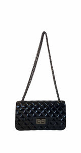 Cartera Cadenas Negra