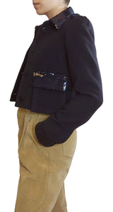 Chaqueta Navy Lentejuelas