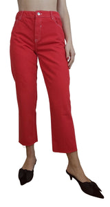 Pantalón Denim Rojo