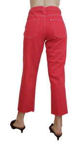 Pantalón Denim Rojo