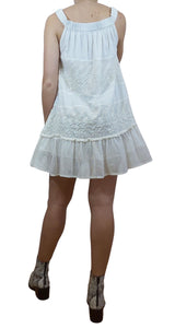 Vestido Rayos Blanco