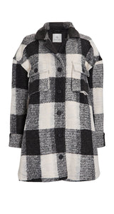 Black Maeve Buffalo Check Jacket