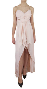 Vestido Plisado Velo Rosa