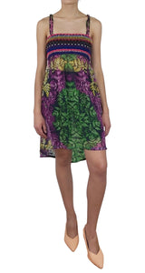 Vestido Seda Multicolor Mohair