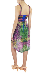 Vestido Seda Multicolor Mohair