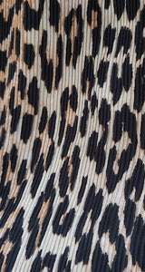 Puff Sleeve Leopard Print Maxi Dress