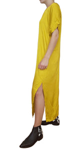 Vestido Oversize Mostaza