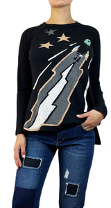 Sweater Negro Cohete