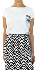 Polera Blanca Lentejuelas