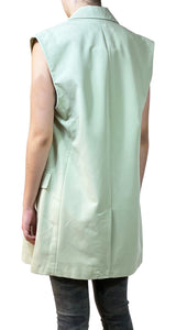 Abrigo Verde Sin Mangas