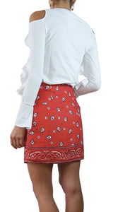 Polera Blanca con Vuelos