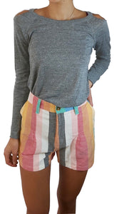 Polera Gris Abertura