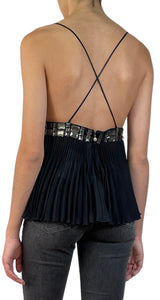 Blusa Negra Piedreria