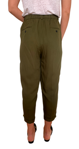 Pantalones Lyocell Verdes