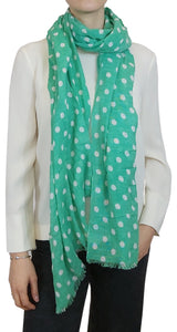 Pañuelo Verde Even Polka Dot