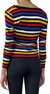 Polera Multicolor Rayada