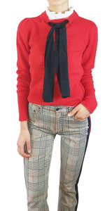 Sweater Rojo Lazo