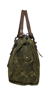 Bolso Cuero Camuflado