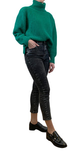Sweater Cuello Alto Verde
