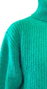 Sweater Cuello Alto Verde